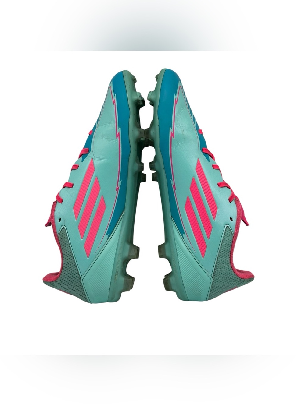 Adidas Messi F50 League Aqua Mens Size 10 Soccer Cleats IH0928 - Picture 4 of 12